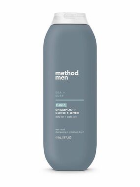 Method Men 2-in-1 Shampoo and Conditioner Sea + Surf - 14 fl oz NEW